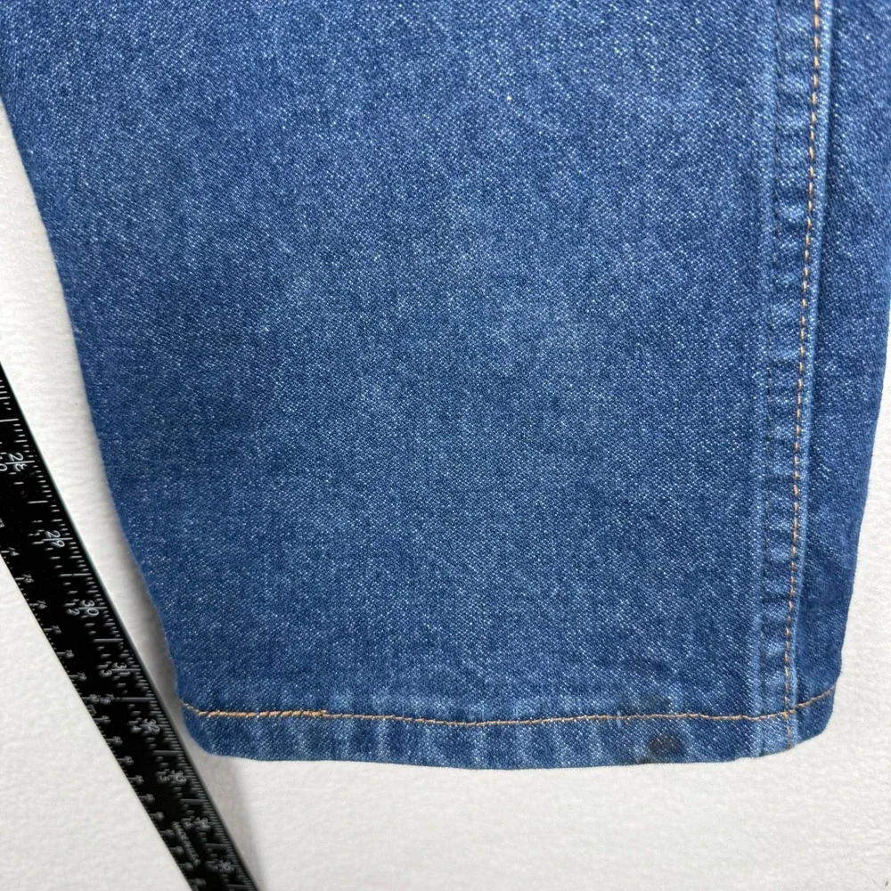 Wrangler 13MWZ Jeans Mens 36x32 Blue Cowboy Cut Denim Straight Leg Western